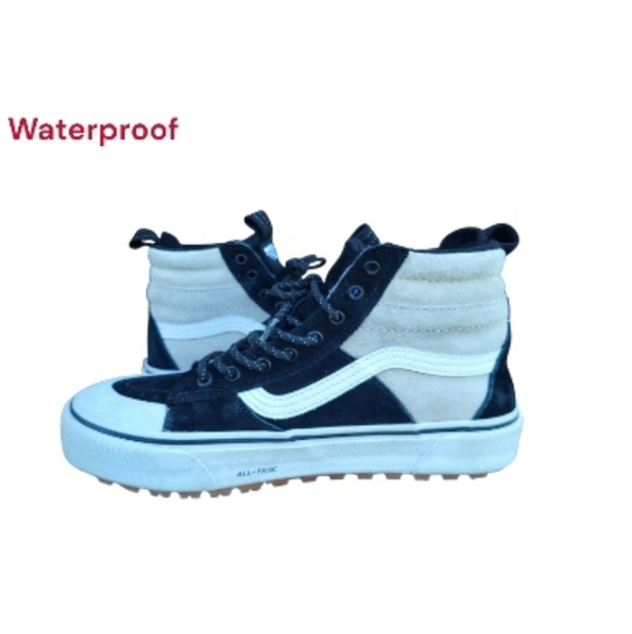 Vans Hi Sk8 MTE Utility Waterproof Tennis Shoe Sneaker Black Khaki Skate Men 8.5 - Picture 3 of 11